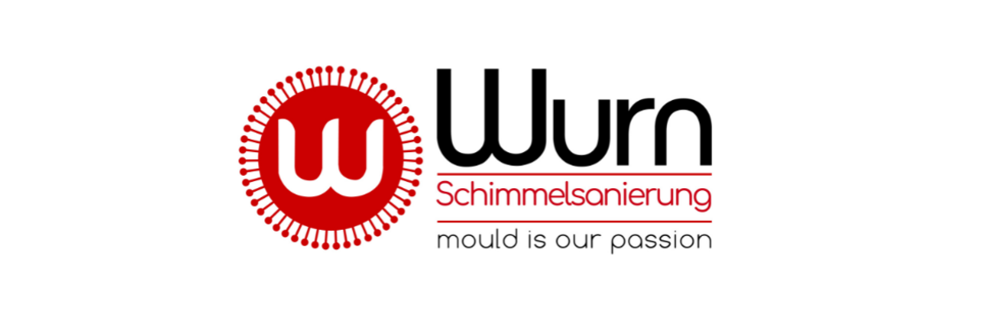 Wurn Schimmelsanierung Logo mit Schriftzug "mould is our passion"