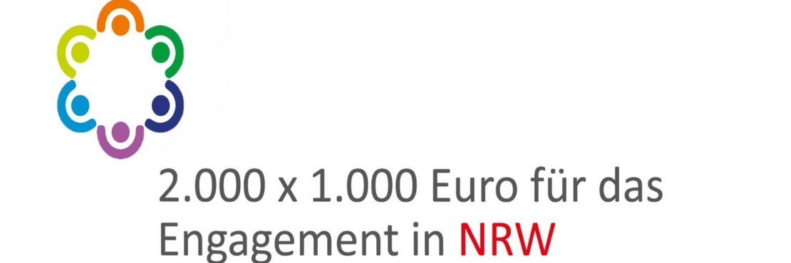 Logo Förderprogramm "2.000 x 1.000 Euro für das Engagement"