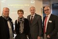 (von links): Alfred Kranz, Gisela Hintzen, Tillmann Lonnes und Ralf Weber. 