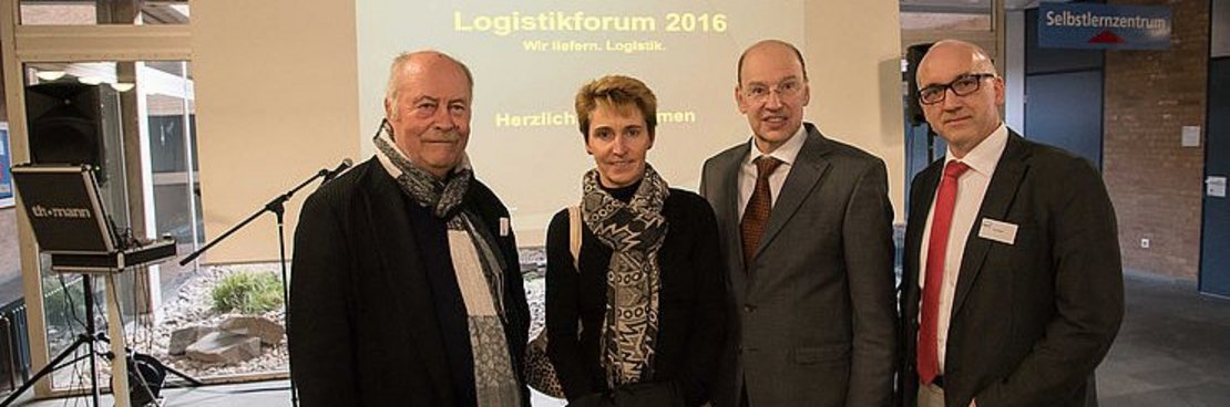 (von links): Alfred Kranz, Gisela Hintzen, Tillmann Lonnes und Ralf Weber. 