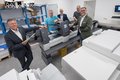 Landrat Hans-Jürgen Petrauschke, Wolfgang Groß, Frank Meger, Bernd Schirrmann und IT-Dezernent Harald Vieten