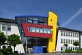Der Eingang des Kreishauses Grevenbroich.