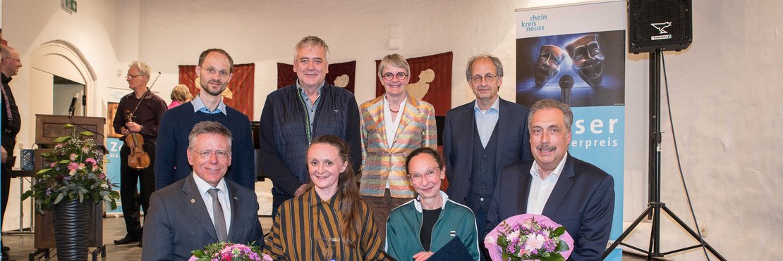 Gruppenfoto der der Hörspielpreisverleihung 