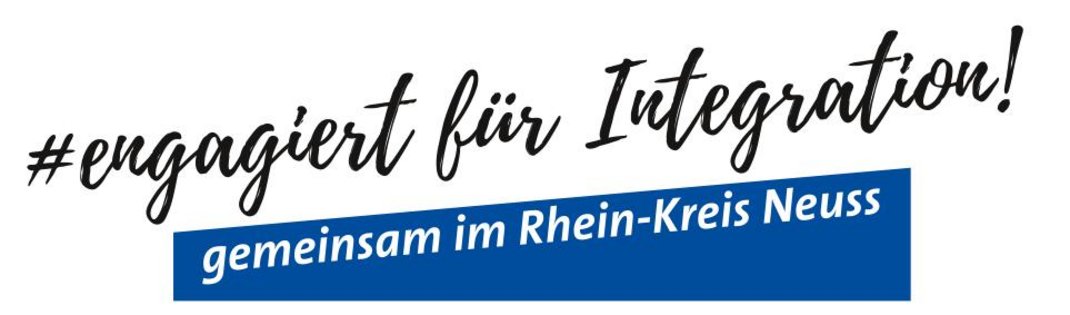 Logo #engagiert für Integration! gemeinsam im Rhein-Kreis Neuss