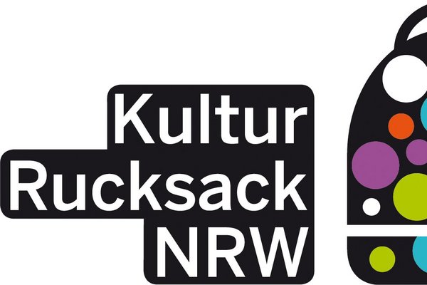 Buntes Logo des Kulturrucksacks NRW