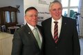 Landrat Hans-Jürgen Petrauschke mit Karl-Josef Laumann