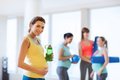Schwangere Frauen beim Sport