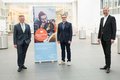 Landrat Hans-Jürgen Petrauschke, Patric Sommerhoff und Kreisdirektor Dirk Brügge
