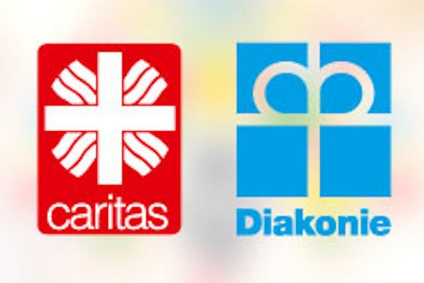 Logo der Caritas und der Diakonie