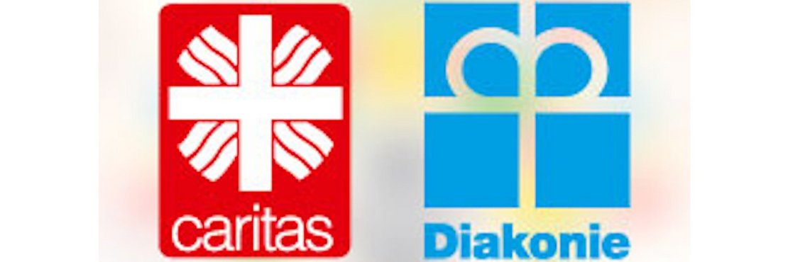 Logo der Caritas und der Diakonie