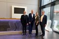 Harald Sasserath, Kreisdirektor Dirk Brügge, Elisa Sasserath-Kentsch und Willi Hecking