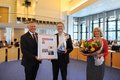 Karsten Mankowsky mit seiner Frau Margot und Landrat Hans-Jürgen Petrauschke