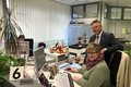 Landrat Hans-Jürgen Petrauschke dankte auch Renate Zimmermann, Mitarbeiterin im Straßenverkehrsamt, für ihren Einsatz „zwischen den Jahren“.