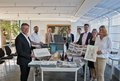 Landrat Hans-Jürgen Petrauschke, Erik Lierenfeld, Tillmann Lonnes, Dr. Stephen Schröder, Martin Lambertz sowie Stefan Alef, Andrea Alef und Karen Schnitzler.