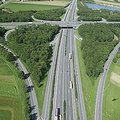 Luftbild des Autobahnkreuz Kaarst © Rhein-Kreis Neuss