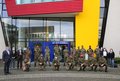 Soldaten vor dem Kreishaus Grevenbroich