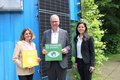 Foto von Klimaschutzmanagerin Regina Krings, Kreisdirektor Dirk Brügge und Klimaschutzmanagerin Ina Grothe
