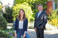 Landrat Hans-Jürgen Petrauschke und Ausbildungsleiterin Annika Geppert