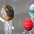 Eier mit Glasperlenapplikationen und geometrischen Ornamenten von Helmut Meister © Helmut Meister