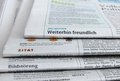 Zeitungsstapel