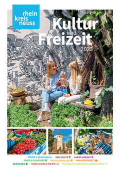Titelbild des Kultur- & Freizeitführers Rhein-Kreis Neuss