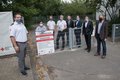 Michael Theven, Landrat Hans-Jürgen Petrauschke, Karsten Mankowsky, Dr. Dr. Gerhard Steiner, Marc Dietrich, Dr. Tobias von Myrow, Barbara Albrecht und Daniel Brandt