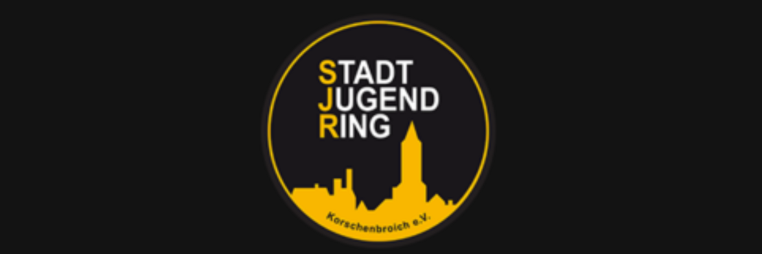 Logo des Stadtjugendrings Korschenbroich, Schriftzug Stadtjugendring Korschenbroich e.V.