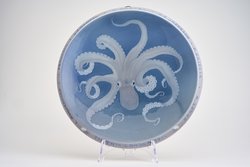 Teller mit Oktopus, Royal Copenhagen 1902