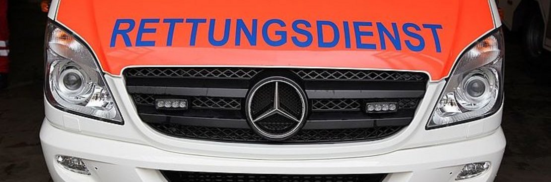 Rettungswagen Frontansicht