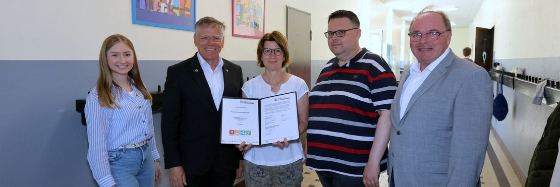 Jessica Schillings, Hans-Jürgen Petrauschke, Mona Uerscheln, Thomas Schwarz, Robert Abts