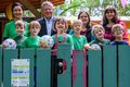 Gruppenfoto im Waldkindergarten