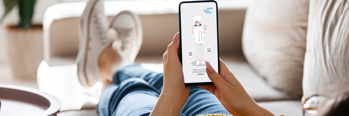 Symbolbild IfSG-App von zu Hause aus nutzen 