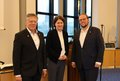  Landrat Hans-Jürgen Petrauschke, Katharina Reinhold und Gregor Küpper.