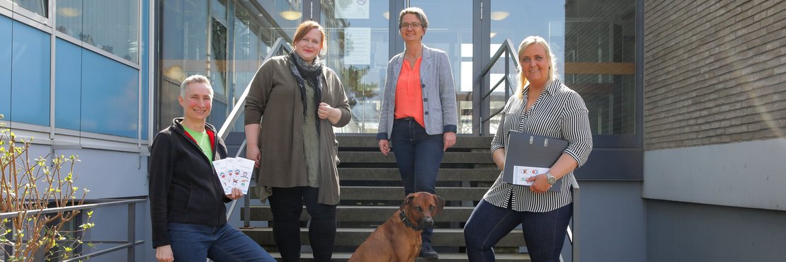 Lisa Fischer-Schreiber, Dr. Jutta Heister, Anja Schultheis und Swantje Rohr  