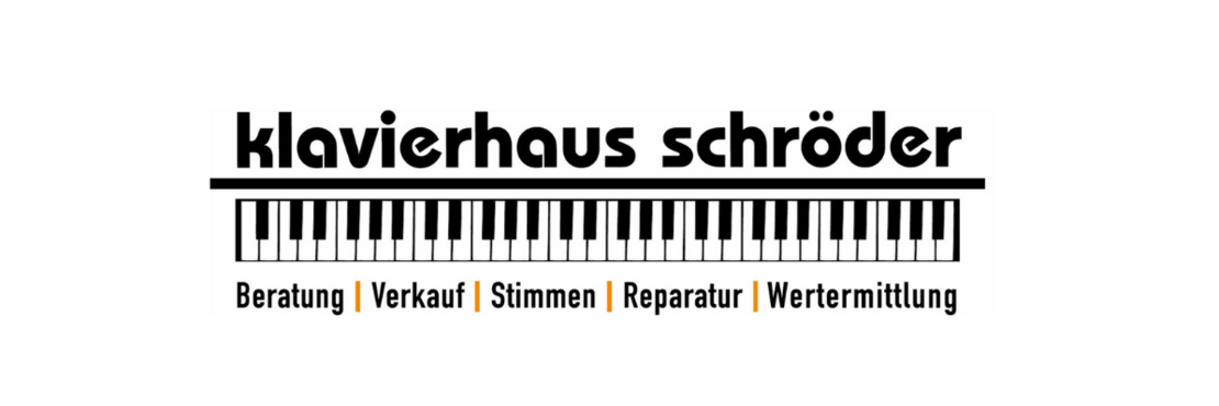 dekorativ, Logo Klavierhaus Schröder GbR, Beratung, Verkauf, Stimmen, Reparatur, Wertermittlung