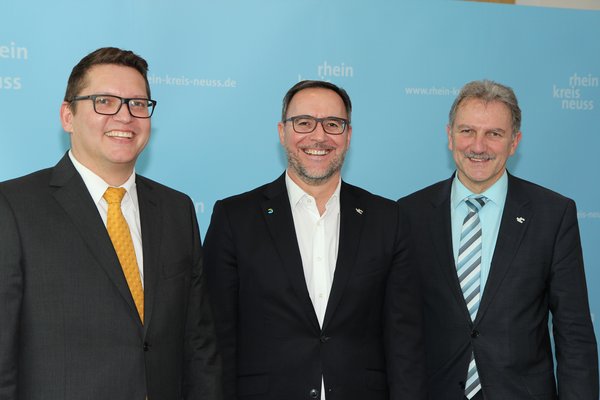 CDO Jürgen Brings, IT-Dezernent Harald Vieten und CIO Horst Weiner