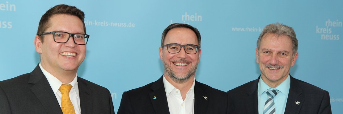 CDO Jürgen Brings, IT-Dezernent Harald Vieten und CIO Horst Weiner