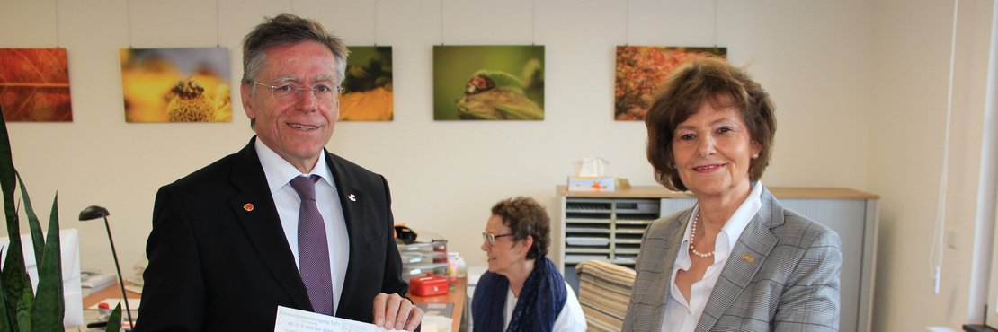  Landrat Hans-Jürgen Petrauschke und Bürgermeisterin Angelika Mielke-Westerlage.