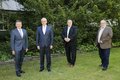 Landrat Hans-Jürgen Petrauschke, Armin von Hagen, Michael Fielenbach und Norbert Ahlen