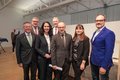 Referenten der Wirtschaftskonferenz Strukturwandel und Landrat Hans-Jürgen Petrauschke