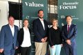 Gruppenfoto: Robert Abts, Johanna Mehring, Sebastian Gronwald, Britta Lange und Qiang Rong.