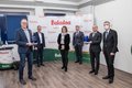 Burghardt Garske, Jürgen Steinmetz, Ulla Thönnissen, Landrat Hans-Jürgen Petrauschke, Abdulrazak Kattan und Werner Krauss
