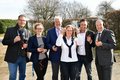 V.l.: Marc Pesch, Anna Vössing, Albert Glöckner, Kathrin Wappenschmidt, Alexander Walter und Tillmann Lonnes stellten den Audioguide vor.