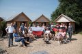 Personengruppe in einem Ferienlager